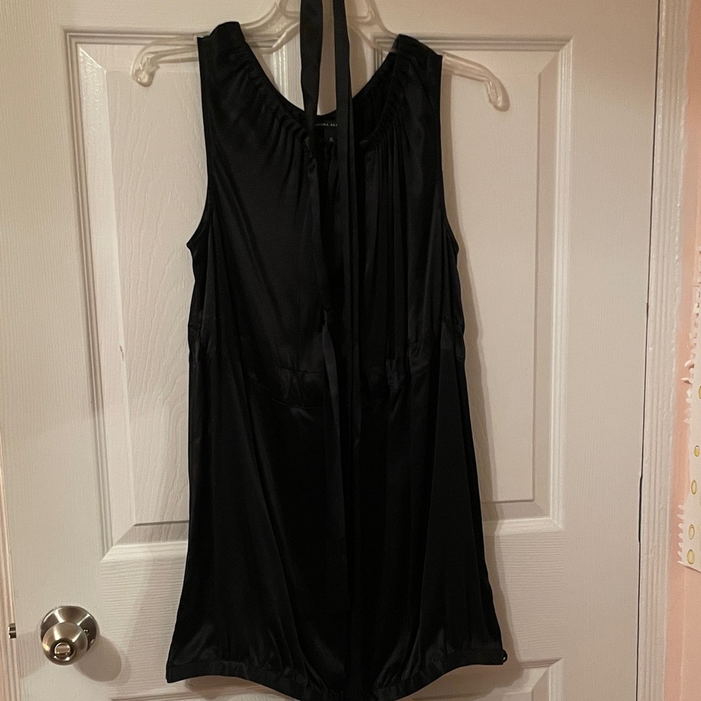 Banana Republic Silk Black mini dress